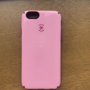 Pink speck iPhone 6 case